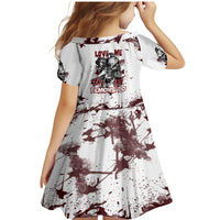 Love Me Like My Demons Do Skull Family Matching Mermaid Dress and Hawaiian Shirt - Wonder Print Shop