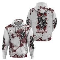 Love Me Like My Demons Do Skull Hoodie - Wonder Print Shop