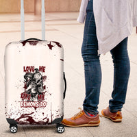 Love Me Like My Demons Do Skull Luggage Cover - Wonder Print Shop