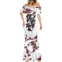 Love Me Like My Demons Do Skull Mermaid Dress - Wonder Print Shop