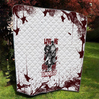 Love Me Like My Demons Do Skull Quilt - Wonder Print Shop