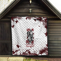 Love Me Like My Demons Do Skull Quilt - Wonder Print Shop