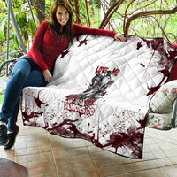 Love Me Like My Demons Do Skull Quilt - Wonder Print Shop