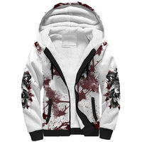 Love Me Like My Demons Do Skull Sherpa Hoodie - Wonder Print Shop