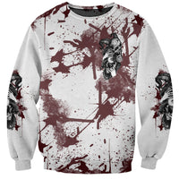 Love Me Like My Demons Do Skull Sweatshirt - Wonder Print Shop