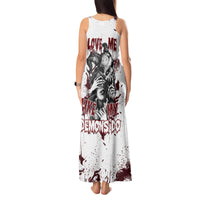 Love Me Like My Demons Do Skull Tank Maxi Dress - Wonder Print Shop