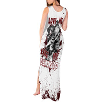 Love Me Like My Demons Do Skull Tank Maxi Dress - Wonder Print Shop