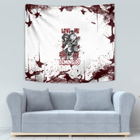 Love Me Like My Demons Do Skull Tapestry - Wonder Print Shop