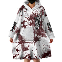 Love Me Like My Demons Do Skull Wearable Blanket Hoodie - Wonder Print Shop