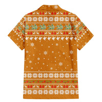 Cyprus Christmas Family Matching Mermaid Dress and Hawaiian Shirt with Santa Holding Doves Olive Branch Snowflakes and Holiday - Wonder Print Shop