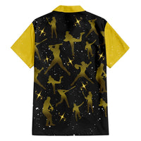 Softball Sunflower Yellow Black Christmas Family Matching Tank Maxi Dress and Hawaiian Shirt Xmas Holiday Patterns - Wonder Print Shop