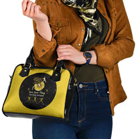 Softball Sunflower Yellow Black Christmas Shoulder Handbag Xmas Holiday Patterns - Wonder Print Shop