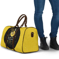 Softball Sunflower Yellow Black Christmas Travel Bag Xmas Holiday Patterns - Wonder Print Shop