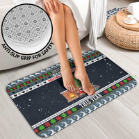 Sorry Kids Santa Is Social Distancing This Year Christmas Bathroom Set Xmas Holiday Patterns - Wonder Print Shop