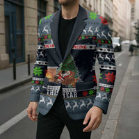 Sorry Kids Santa Is Social Distancing This Year Christmas Blazer Xmas Holiday Patterns - Wonder Print Shop