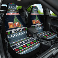 Sorry Kids Santa Is Social Distancing This Year Christmas Car Seat Cover Xmas Holiday Patterns - Wonder Print Shop