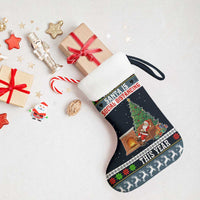 Sorry Kids Santa Is Social Distancing This Year Christmas Stocking Xmas Holiday Patterns - Wonder Print Shop
