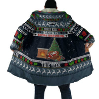 Sorry Kids Santa Is Social Distancing This Year Christmas Cloak Xmas Holiday Patterns - Wonder Print Shop
