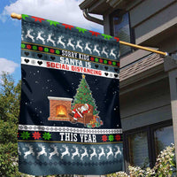 Sorry Kids Santa Is Social Distancing This Year Christmas Garden Flag Xmas Holiday Patterns - Wonder Print Shop