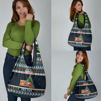 Sorry Kids Santa Is Social Distancing This Year Christmas Grocery Bag Xmas Holiday Patterns - Wonder Print Shop
