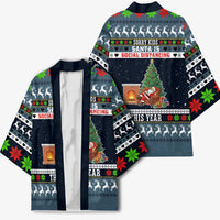 Sorry Kids Santa Is Social Distancing This Year Christmas Kimono Xmas Holiday Patterns - Wonder Print Shop