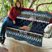 Sorry Kids Santa Is Social Distancing This Year Christmas Quilt Xmas Holiday Patterns - Wonder Print Shop