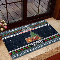 Sorry Kids Santa Is Social Distancing This Year Christmas Rubber Doormat Xmas Holiday Patterns - Wonder Print Shop
