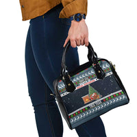 Sorry Kids Santa Is Social Distancing This Year Christmas Shoulder Handbag Xmas Holiday Patterns - Wonder Print Shop