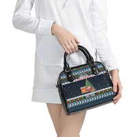 Sorry Kids Santa Is Social Distancing This Year Christmas Shoulder Handbag Xmas Holiday Patterns - Wonder Print Shop