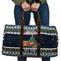 Sorry Kids Santa Is Social Distancing This Year Christmas Travel Bag Xmas Holiday Patterns - Wonder Print Shop