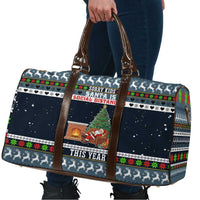 Sorry Kids Santa Is Social Distancing This Year Christmas Travel Bag Xmas Holiday Patterns - Wonder Print Shop
