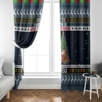 Sorry Kids Santa Is Social Distancing This Year Christmas Window Curtain Xmas Holiday Patterns - Wonder Print Shop