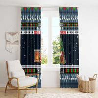 Sorry Kids Santa Is Social Distancing This Year Christmas Window Curtain Xmas Holiday Patterns - Wonder Print Shop