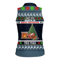 Sorry Kids Santa Is Social Distancing This Year Christmas Women Sleeveless Polo Shirt Xmas Holiday Patterns - Wonder Print Shop