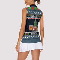 Sorry Kids Santa Is Social Distancing This Year Christmas Women Sleeveless Polo Shirt Xmas Holiday Patterns - Wonder Print Shop