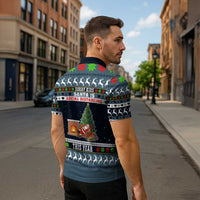 Sorry Kids Santa Is Social Distancing This Year Christmas Zipper Polo Shirt Xmas Holiday Patterns - Wonder Print Shop