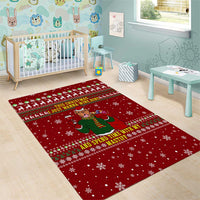 Spend Time With My Mastiff Christmas Area Rug Xmas Holiday Patterns - Wonder Print Shop