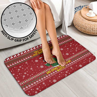 Spend Time With My Mastiff Christmas Bathroom Set Xmas Holiday Patterns - Wonder Print Shop