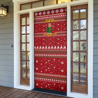 Spend Time With My Mastiff Christmas Door Cover Xmas Holiday Patterns - Wonder Print Shop