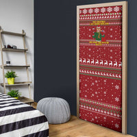 Spend Time With My Mastiff Christmas Door Cover Xmas Holiday Patterns - Wonder Print Shop