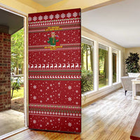 Spend Time With My Mastiff Christmas Door Cover Xmas Holiday Patterns - Wonder Print Shop