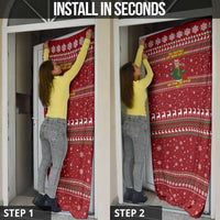 Spend Time With My Mastiff Christmas Door Cover Xmas Holiday Patterns - Wonder Print Shop