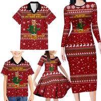 Spend Time With My Mastiff Christmas Family Matching Long Sleeve Bodycon Dress and Hawaiian Shirt Xmas Holiday Patterns - Wonder Print Shop