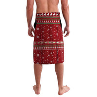 Spend Time With My Mastiff Christmas Lavalava Xmas Holiday Patterns - Wonder Print Shop