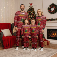 Spend Time With My Mastiff Christmas Pajama Set Xmas Holiday Patterns - Wonder Print Shop