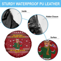 Spend Time With My Mastiff Christmas Spare Tire Cover Xmas Holiday Patterns - Wonder Print Shop