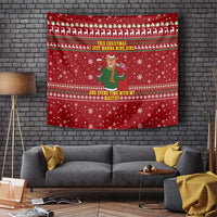 Spend Time With My Mastiff Christmas Tapestry Xmas Holiday Patterns - Wonder Print Shop