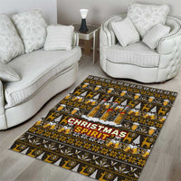 Spirit Beer Christmas Area Rug Xmas Holiday Patterns - Wonder Print Shop