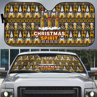 Spirit Beer Christmas Auto Sun Shade Xmas Holiday Patterns - Wonder Print Shop