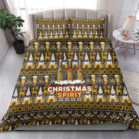 Spirit Beer Christmas Bedding Set Xmas Holiday Patterns - Wonder Print Shop